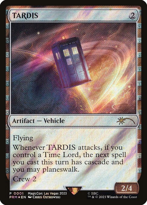 TARDIS — art by Chris Ostrowski