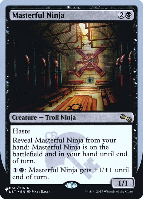 Masterful Ninja — art by Matt Gaser