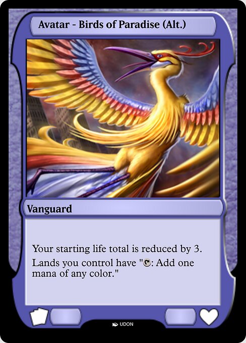 Birds of Paradise Avatar — art by UDON