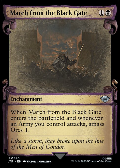 March from the Black Gate — art by Victor Harmatiuk