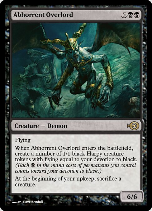 Abhorrent Overlord — art by Dave Kendall