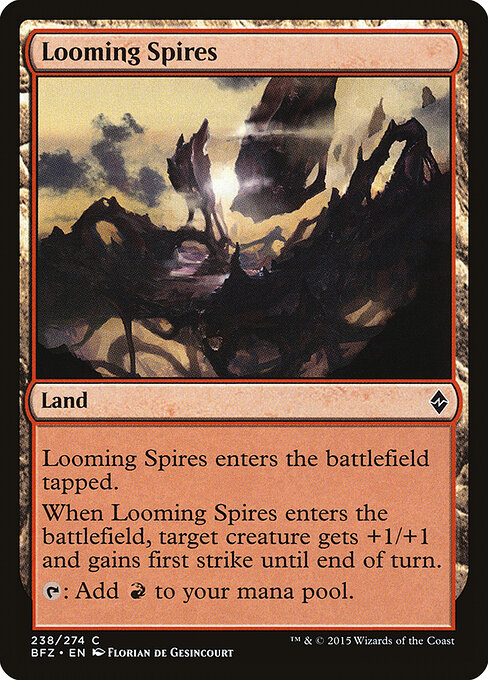 Looming Spires — art by Florian de Gesincourt