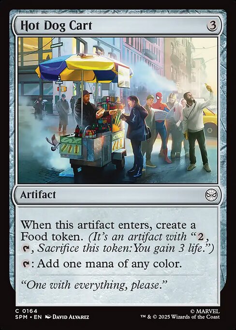 Hot Dog Cart — art by David Álvarez