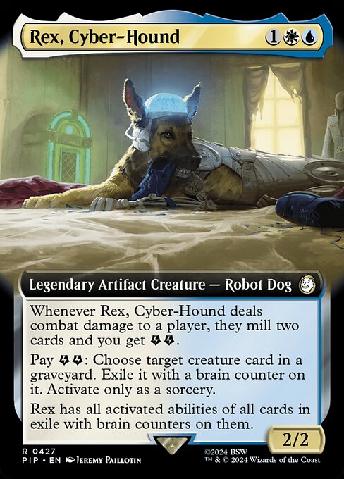 Rex, Cyber-Hound — art by Jeremy Paillotin