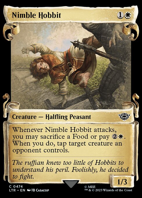 Nimble Hobbit — art by JB Casacop