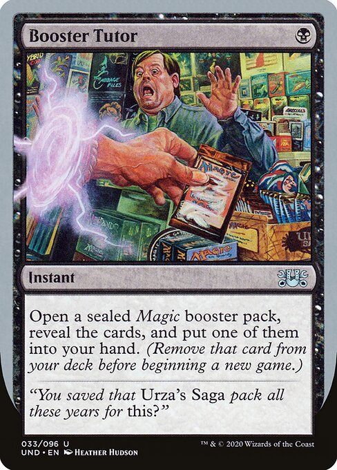 Booster Tutor — art by Heather Hudson
