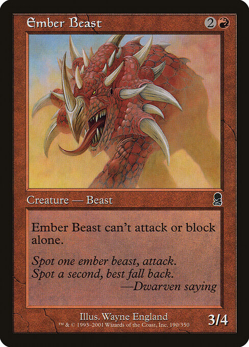 Ember Beast — art by Wayne England