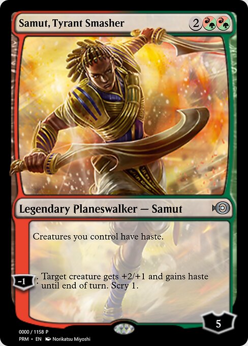 Samut, Tyrant Smasher — art by Norikatsu Miyoshi