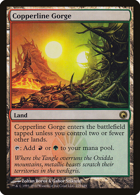 Copperline Gorge — art by Zoltan Boros & Gabor Szikszai