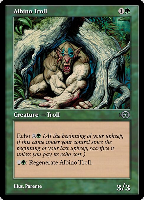Albino Troll — art by Paolo Parente