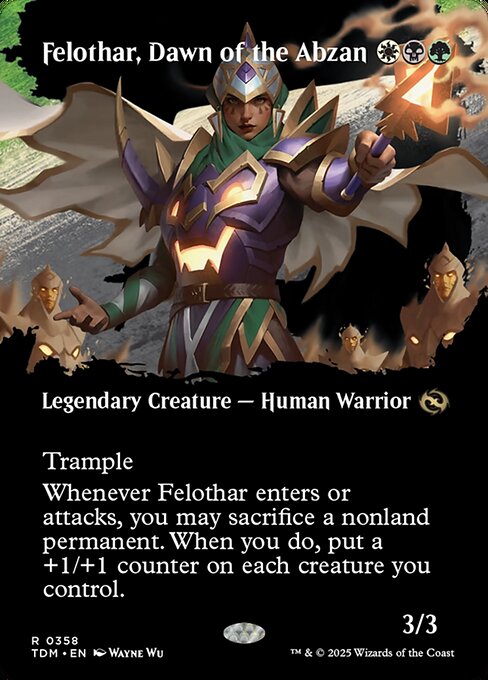 Felothar, Dawn of the Abzan — art by Wayne Wu