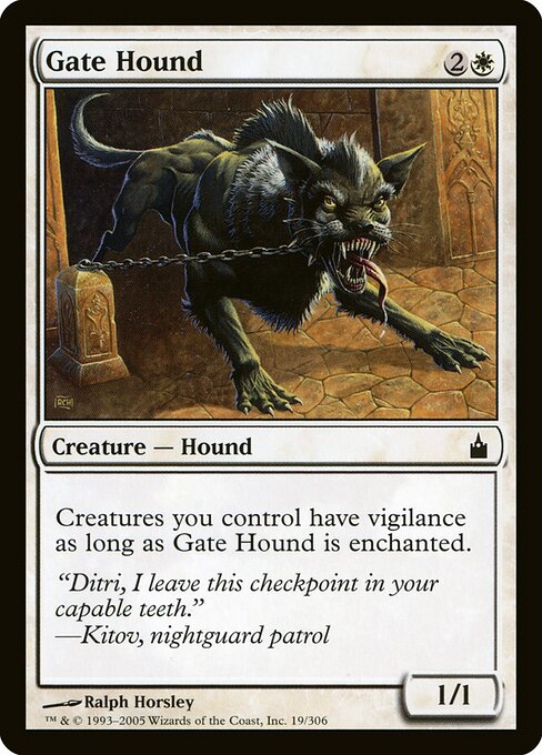 Gate Hound — art by Ralph Horsley