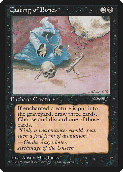Casting of Bones — art by Anson Maddocks