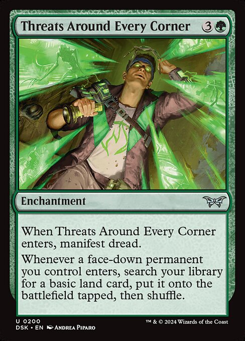 Threats Around Every Corner — art by Andrea Piparo