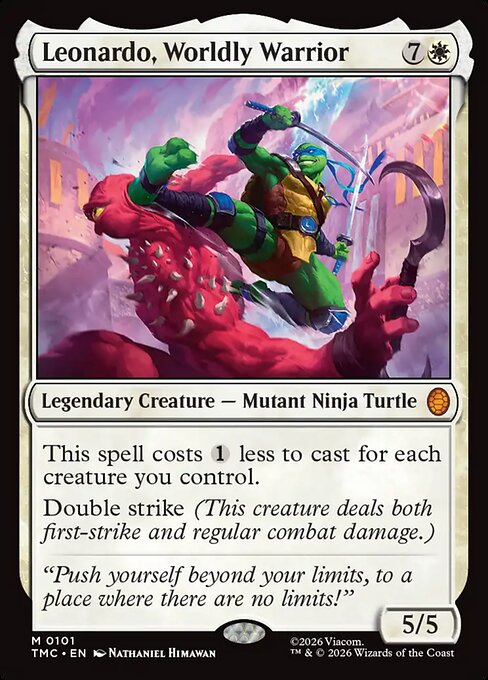 Leonardo, Worldly Warrior — art by Nathaniel Himawan