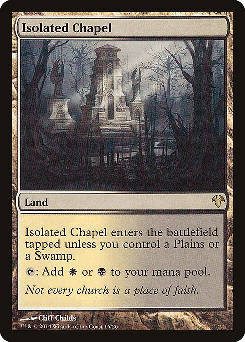 Isolated Chapel — art by Cliff Childs
