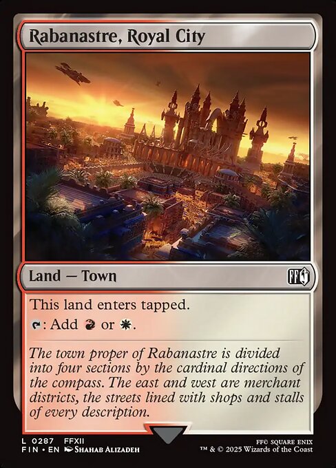 Rabanastre, Royal City — art by Shahab Alizadeh