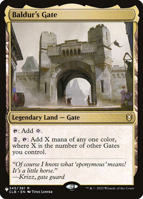 Baldur's Gate — art by Titus Lunter