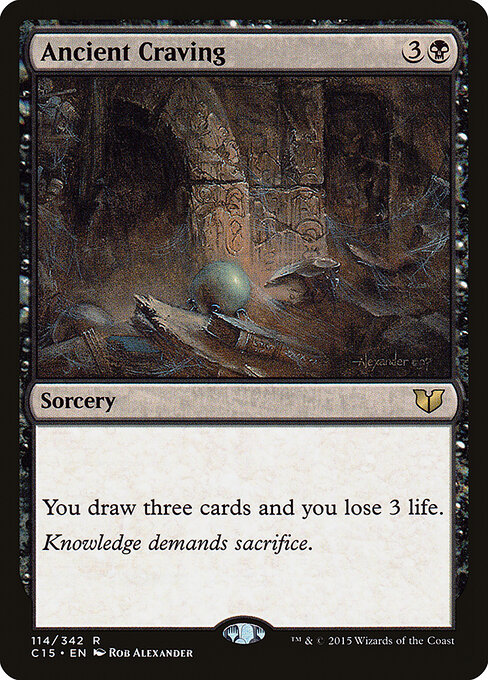 Ancient Craving — art by Rob Alexander