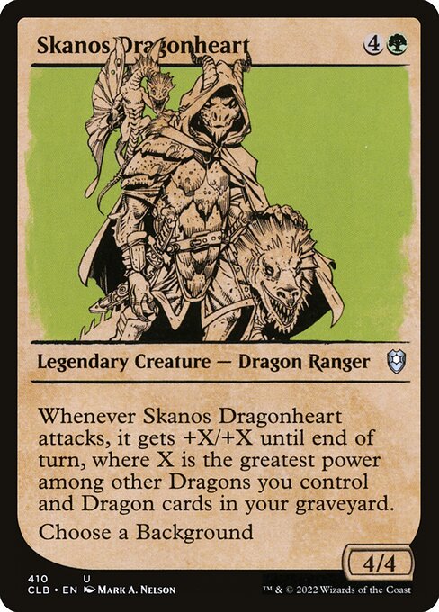 Skanos Dragonheart — art by Mark A. Nelson