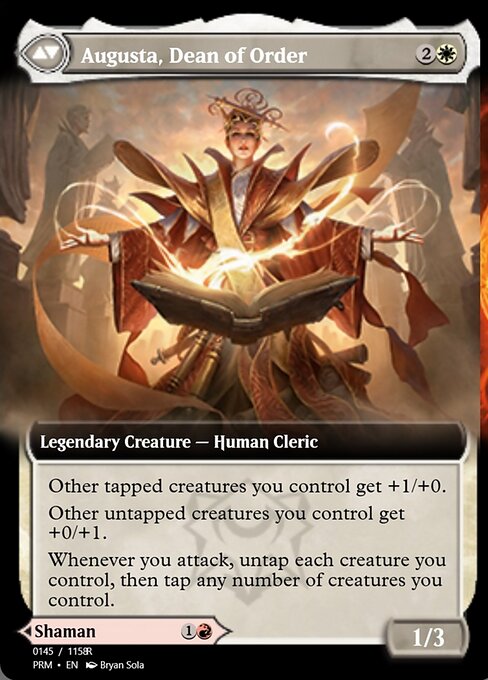 Plargg, Dean of Chaos // Augusta, Dean of Order — art by Bryan Sola