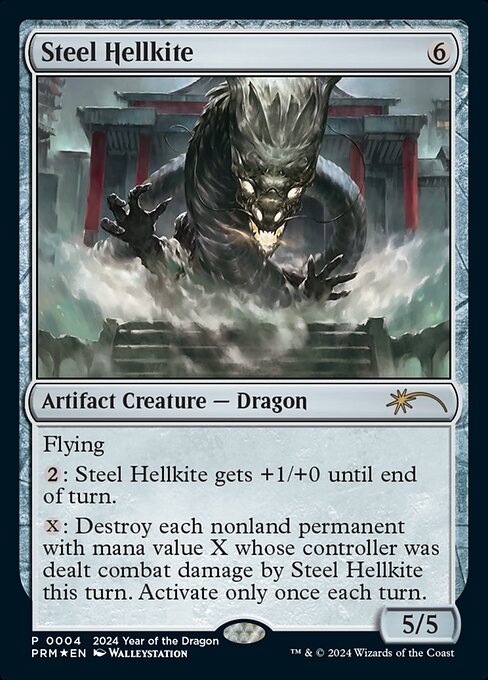 Steel Hellkite — art by Walleystation