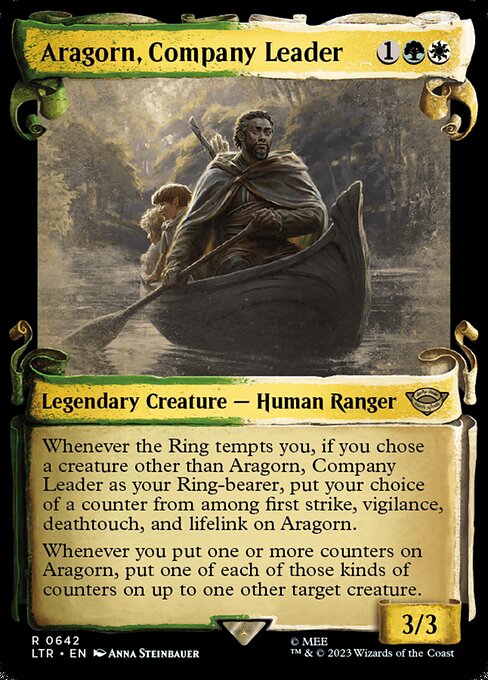 Aragorn, Company Leader — art by Anna Steinbauer