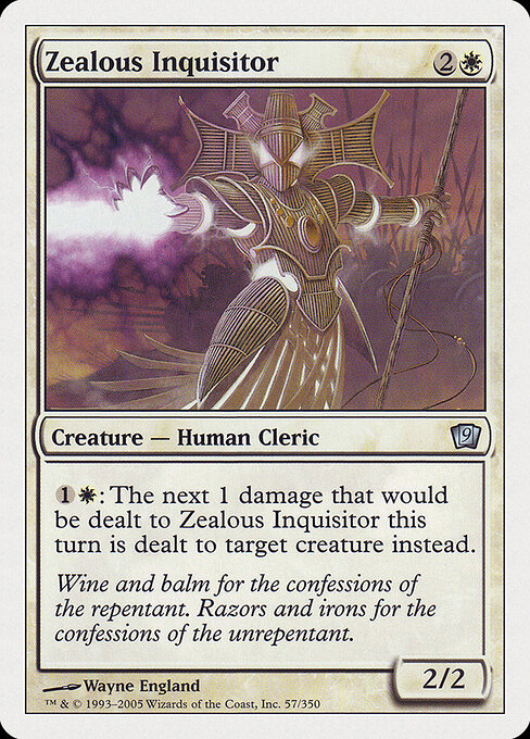 Zealous Inquisitor — art by Wayne England