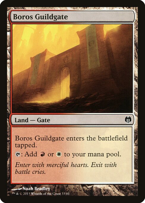 Boros Guildgate — art by Noah Bradley