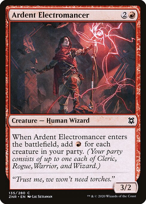 Ardent Electromancer — art by Lie Setiawan