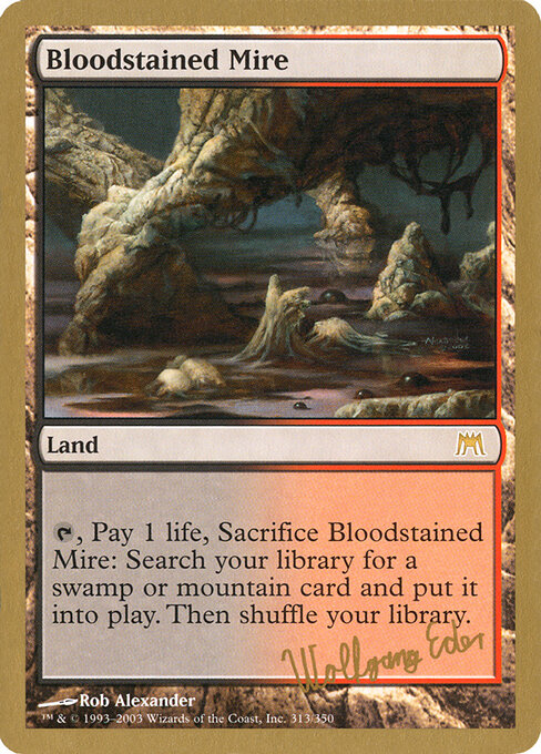 Bloodstained Mire — art by Rob Alexander