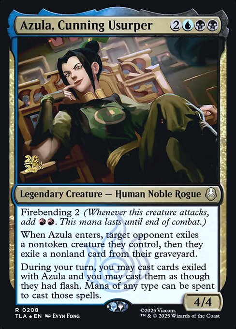 Azula, Cunning Usurper — art by Evyn Fong