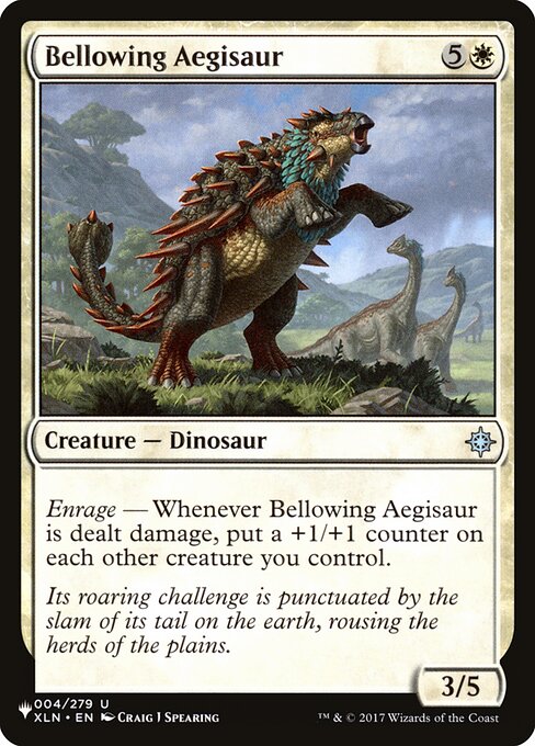 Bellowing Aegisaur — art by Craig J Spearing