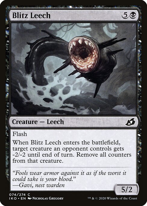 Blitz Leech — art by Nicholas Gregory