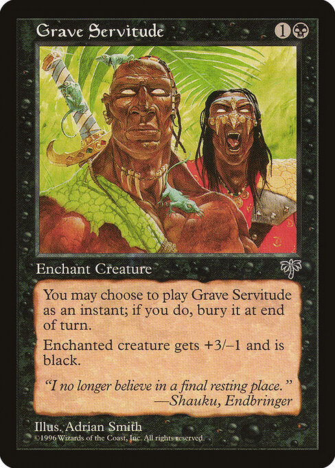 Grave Servitude — art by Adrian Smith