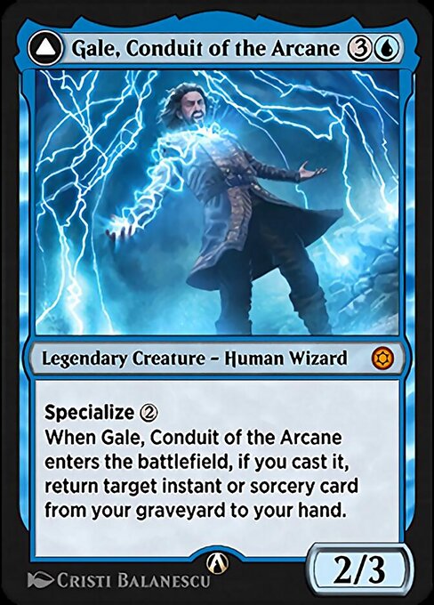 Gale, Conduit of the Arcane — art by Cristi Balanescu