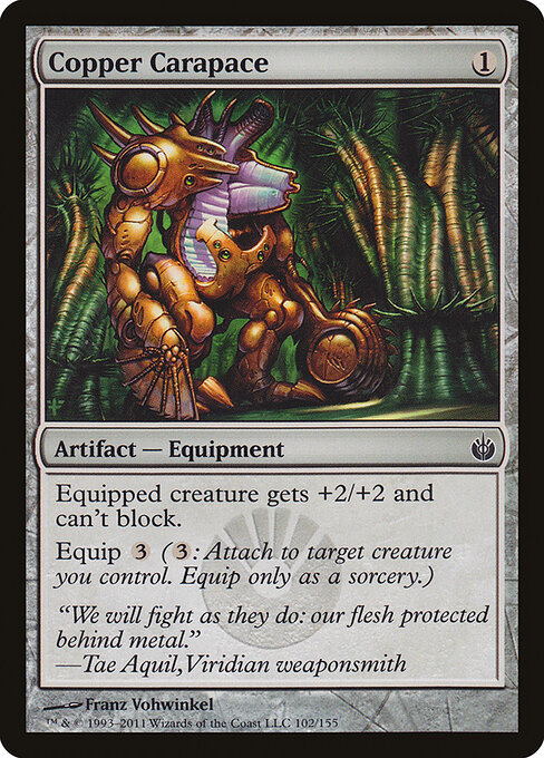 Copper Carapace — art by Franz Vohwinkel