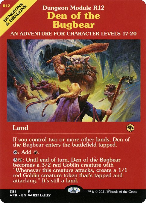 Den of the Bugbear — art by Jeff Easley