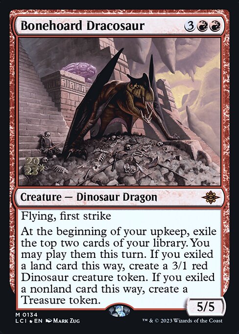 Bonehoard Dracosaur — art by Mark Zug