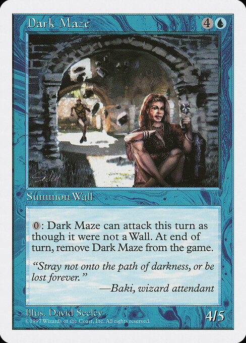 Dark Maze — art by David Seeley