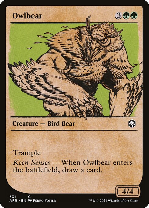 Owlbear — art by Pedro Potier