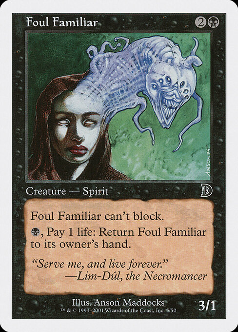 Foul Familiar — art by Anson Maddocks