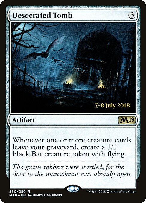 Desecrated Tomb — art by Dimitar Marinski