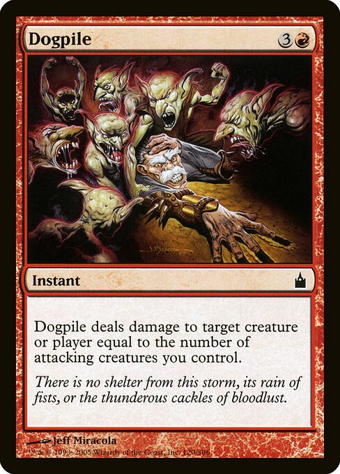 Dogpile — art by Jeff Miracola