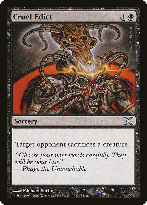 Cruel Edict — art by Michael Sutfin