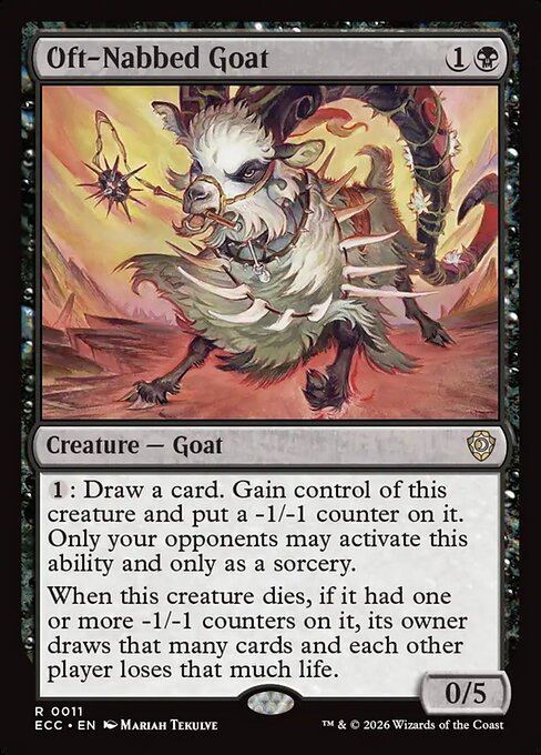 Oft-Nabbed Goat — art by Mariah Tekulve