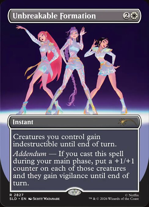 Unbreakable Formation — art by Scott Watanabe