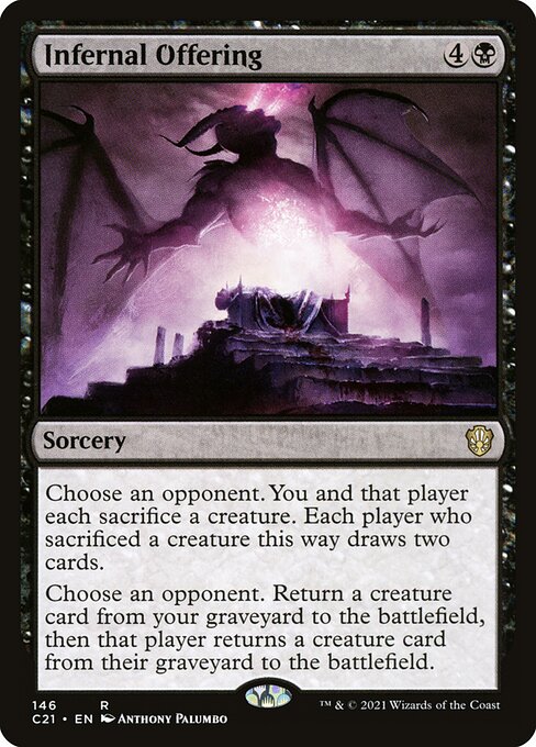 Infernal Offering — art by Anthony Palumbo
