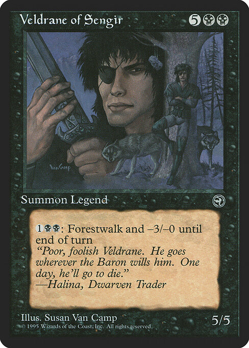 Veldrane of Sengir — art by Susan Van Camp