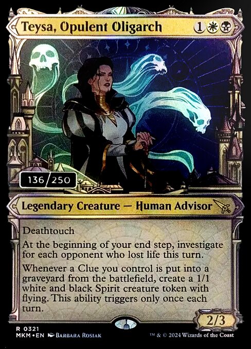 Teysa, Opulent Oligarch — art by Barbara Rosiak